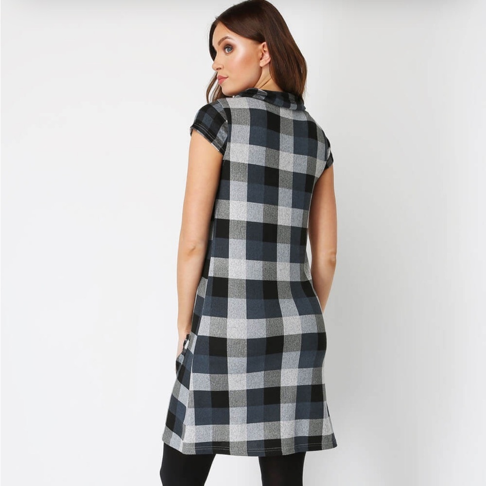 Suzy shier size small paid kilt dress